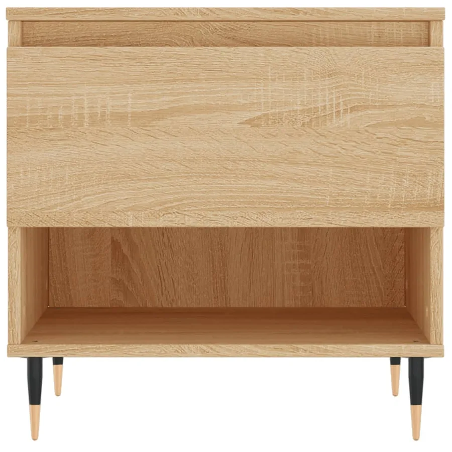Tables basses 2 pcs chêne sonoma 50x46x50 cm bois d'ingénierie - 6
