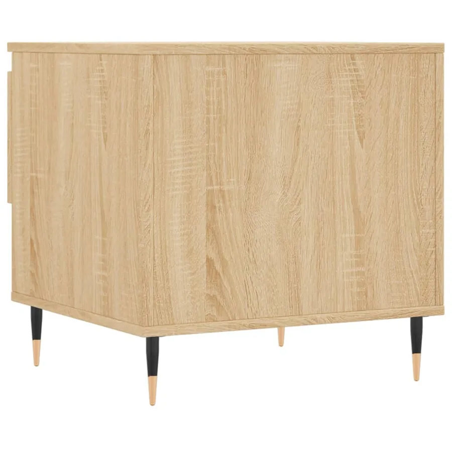 Tables basses 2 pcs chêne sonoma 50x46x50 cm bois d'ingénierie - 9