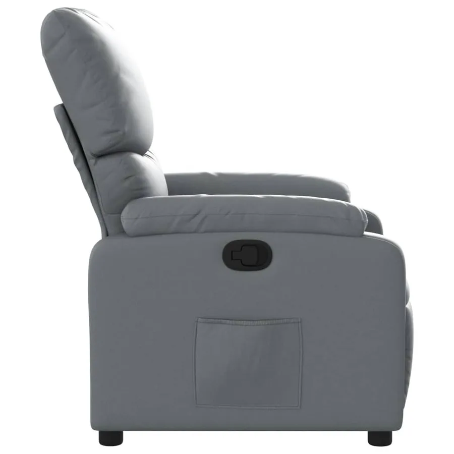 Fauteuil inclinable Gris Similicuir - 4