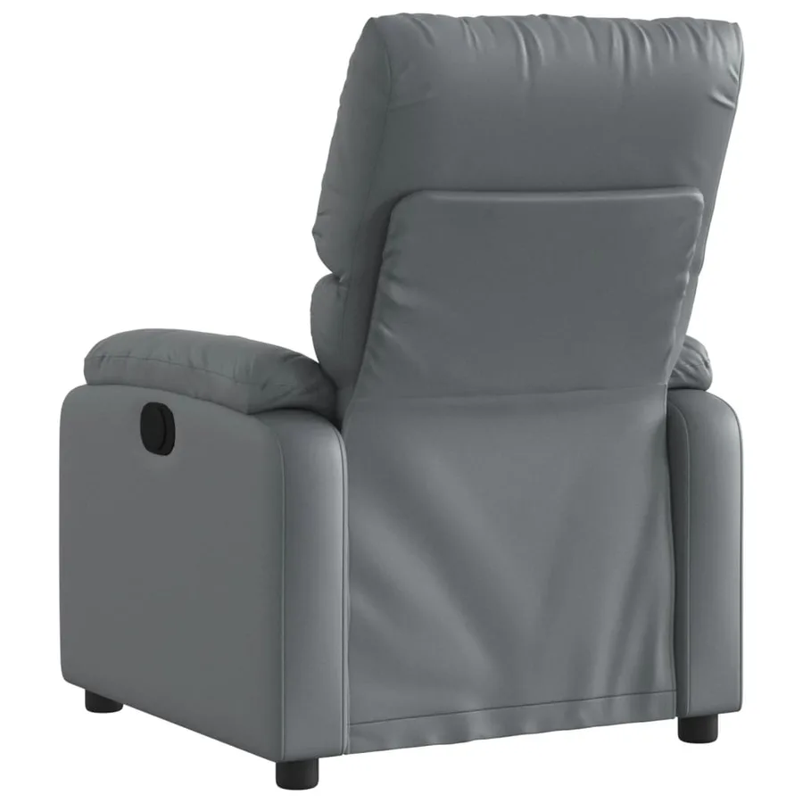 Fauteuil inclinable Gris Similicuir - 5
