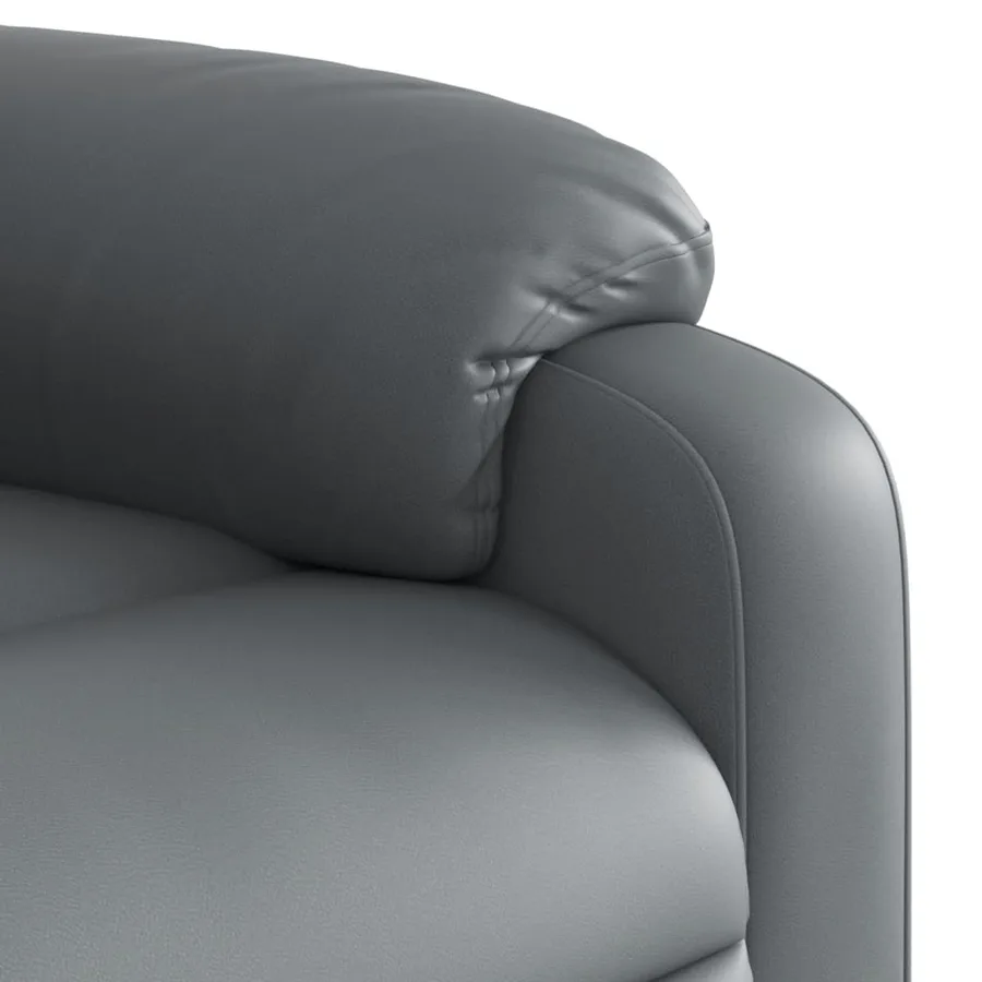 Fauteuil inclinable Gris Similicuir - 8