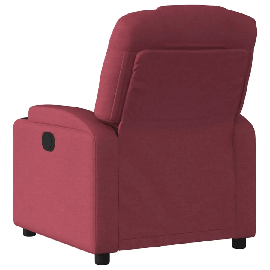 Fauteuil inclinable Rouge bordeaux Tissu - 5