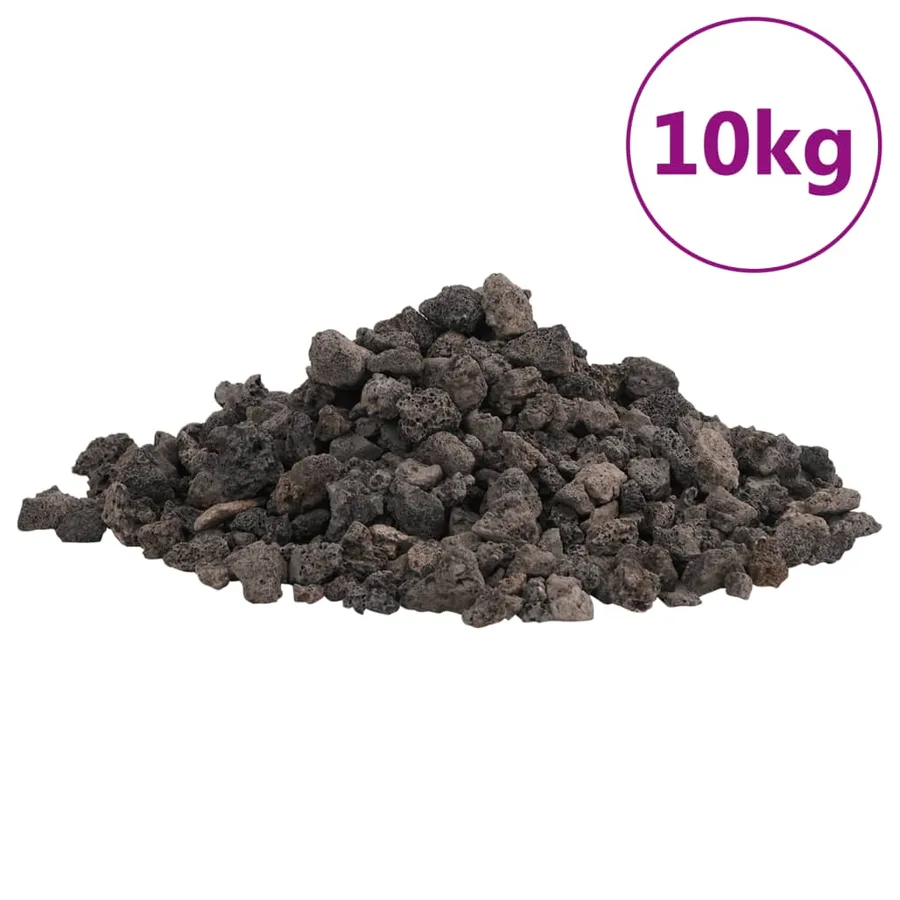Roches volcaniques 10 kg noir 1-2 cm - 2