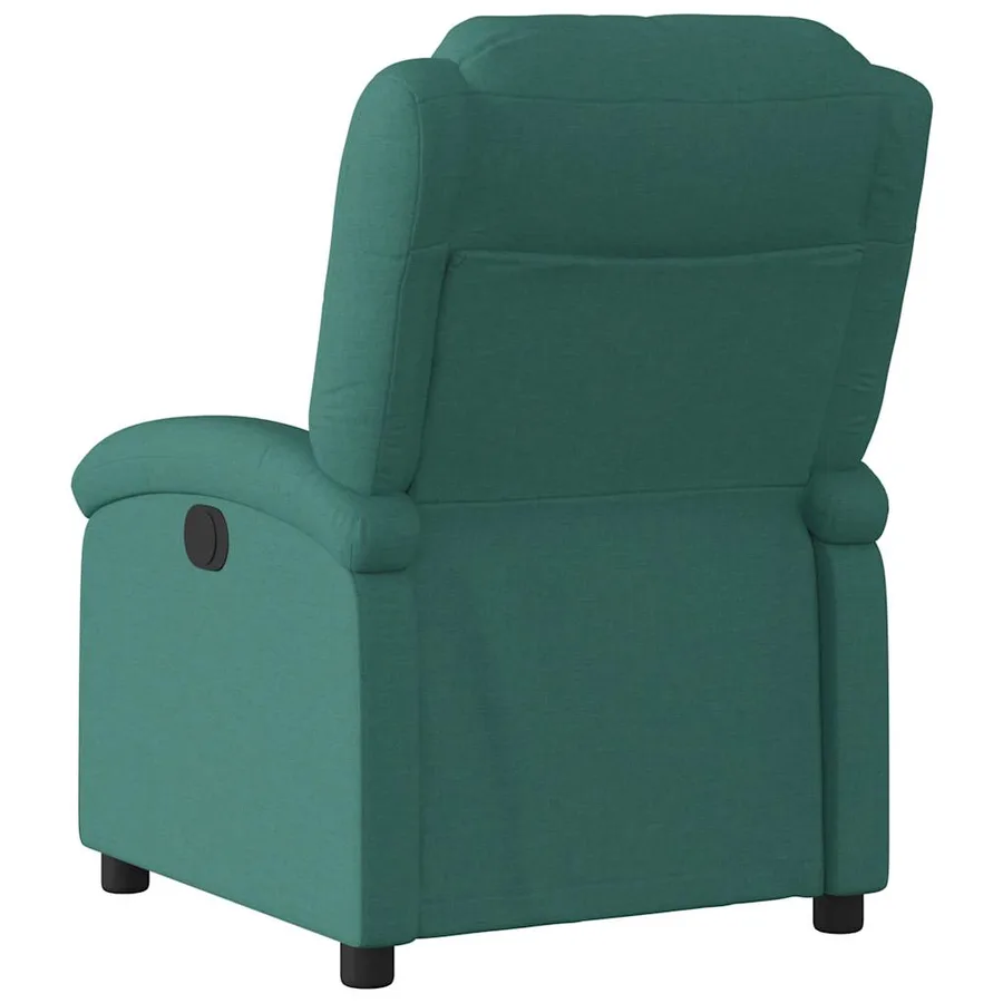 Fauteuil inclinable Vert foncé Tissu - 5