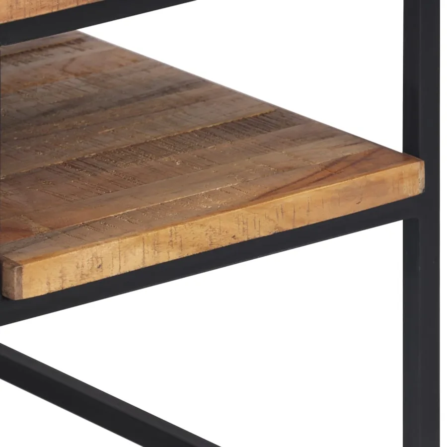 Table basse 90x50x39 cm teck de récupération massif - 5