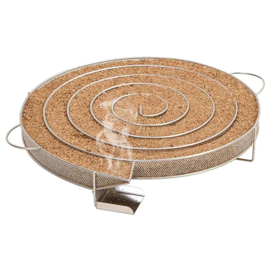 Générateur de fumée froide rond 33,5 cm acier inoxydable - 2