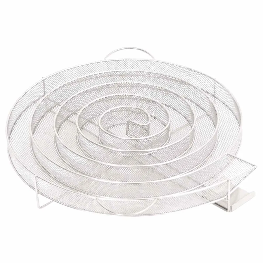 Générateur de fumée froide rond 33,5 cm acier inoxydable - 3