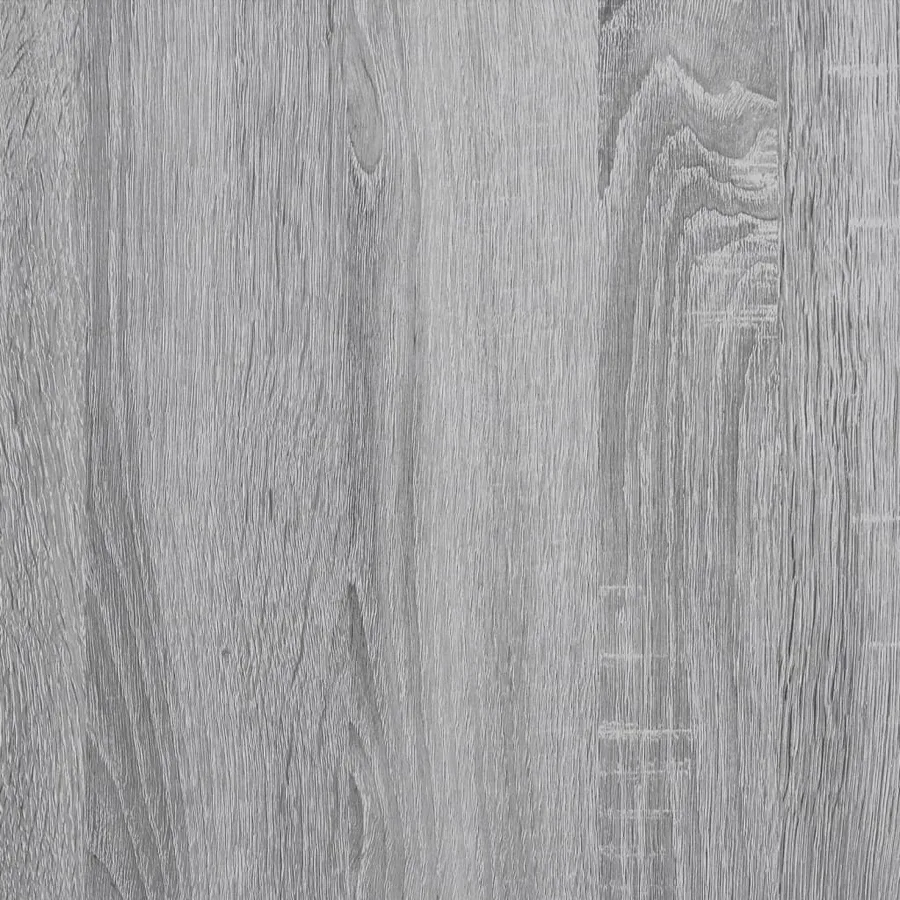 Buffet avec porte en verre sonoma gris 35x37x142 cm - 11