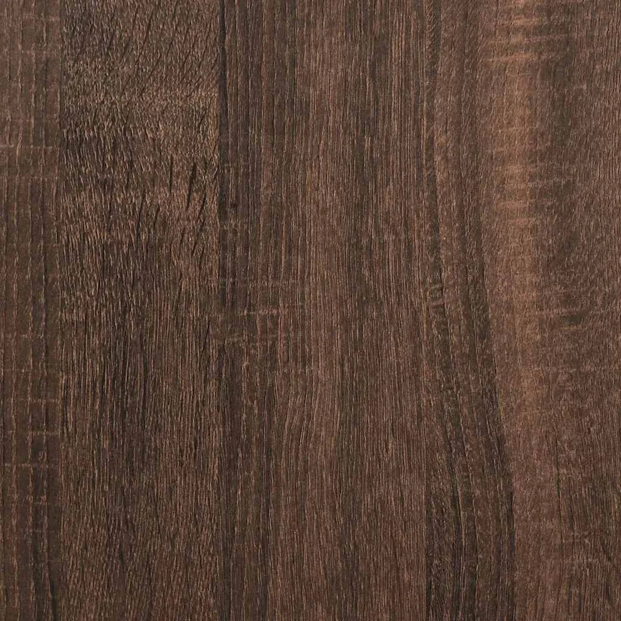 Cadre de lit sans matelas chêne marron 120x200 cm - 9