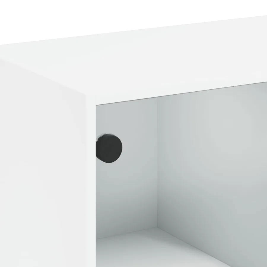 Bibliothèque avec portes blanc 136x37x142 cm bois d'ingénierie - 10