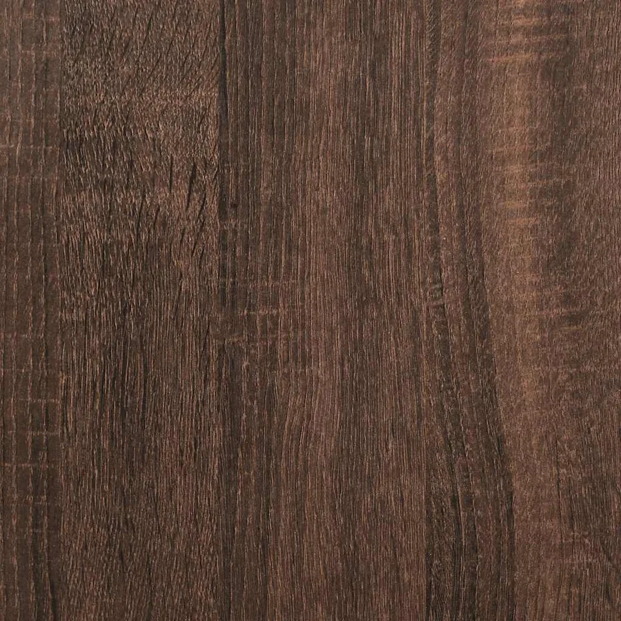 Cadre de lit sans matelas chêne marron 90x200 cm - 9
