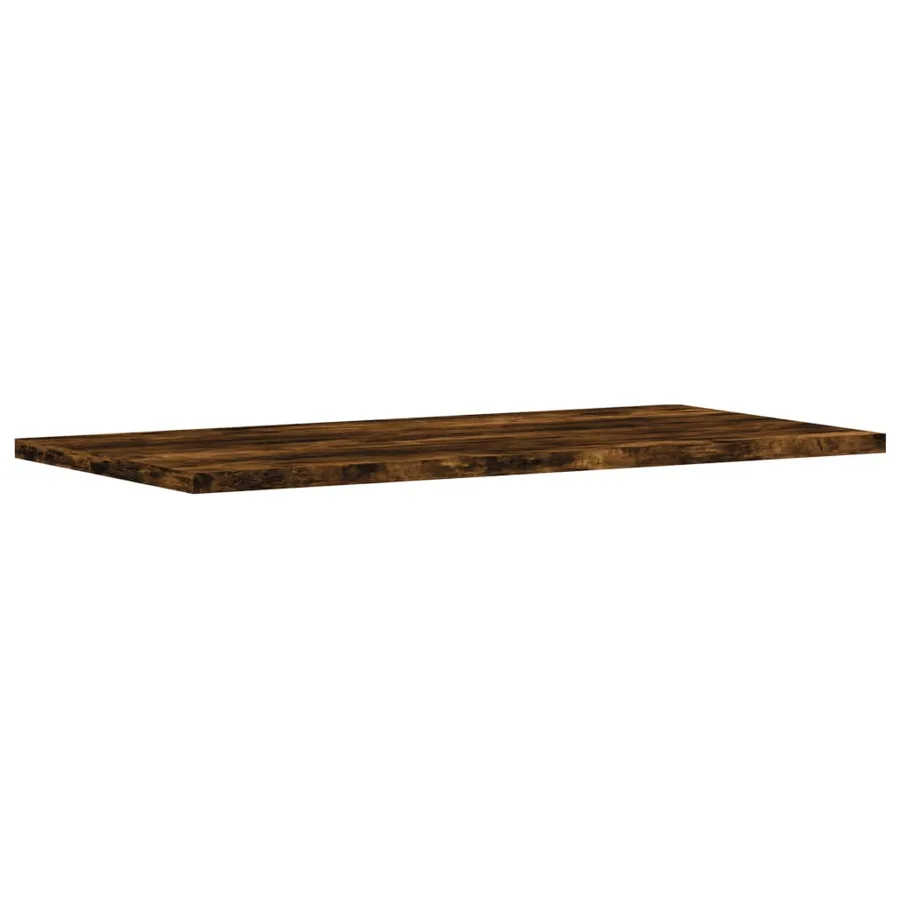 Étagères murales 4 pcs chêne fumé 60x30x1,5cm bois d'ingénierie - 4