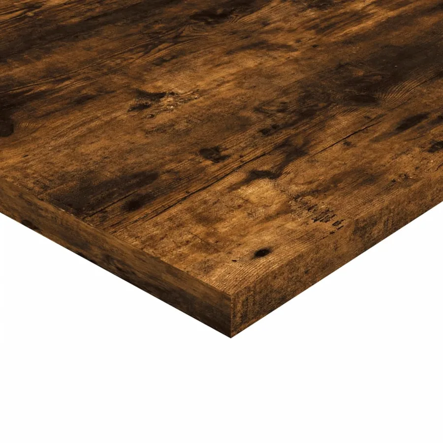 Étagères murales 4 pcs chêne fumé 60x30x1,5cm bois d'ingénierie - 7