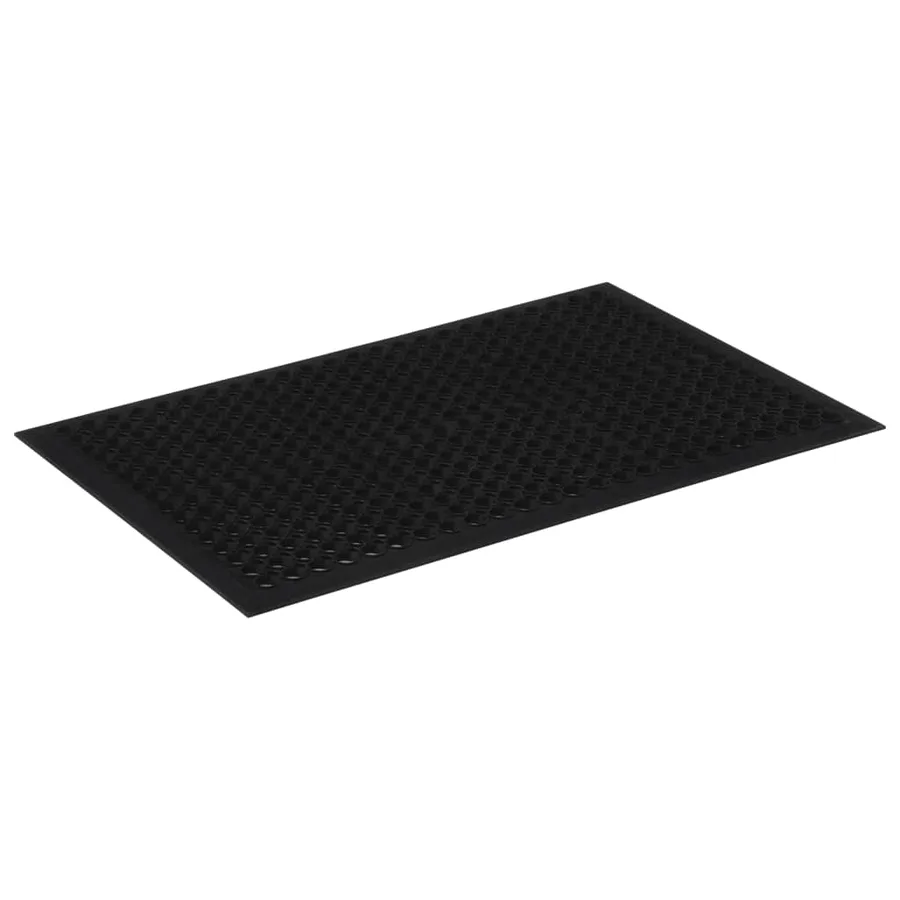 Paillasson rectangulaire 60x90 cm caoutchouc - 2