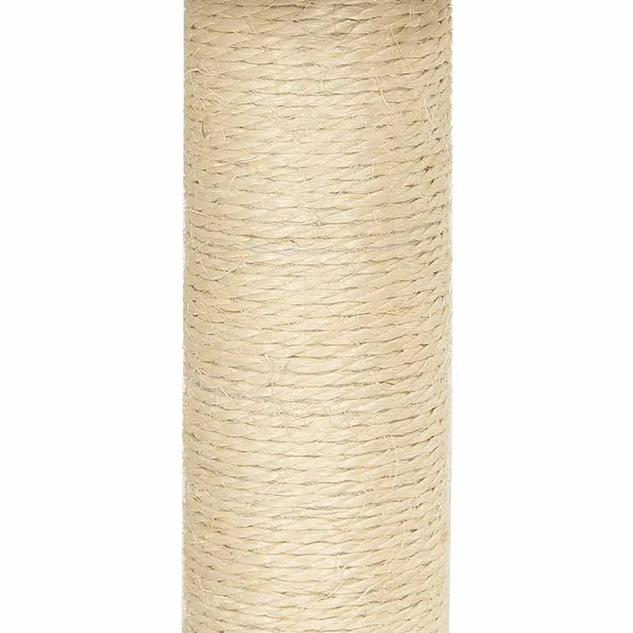 Arbre à chat avec griffoirs en sisal Gris clair 155 cm - 8