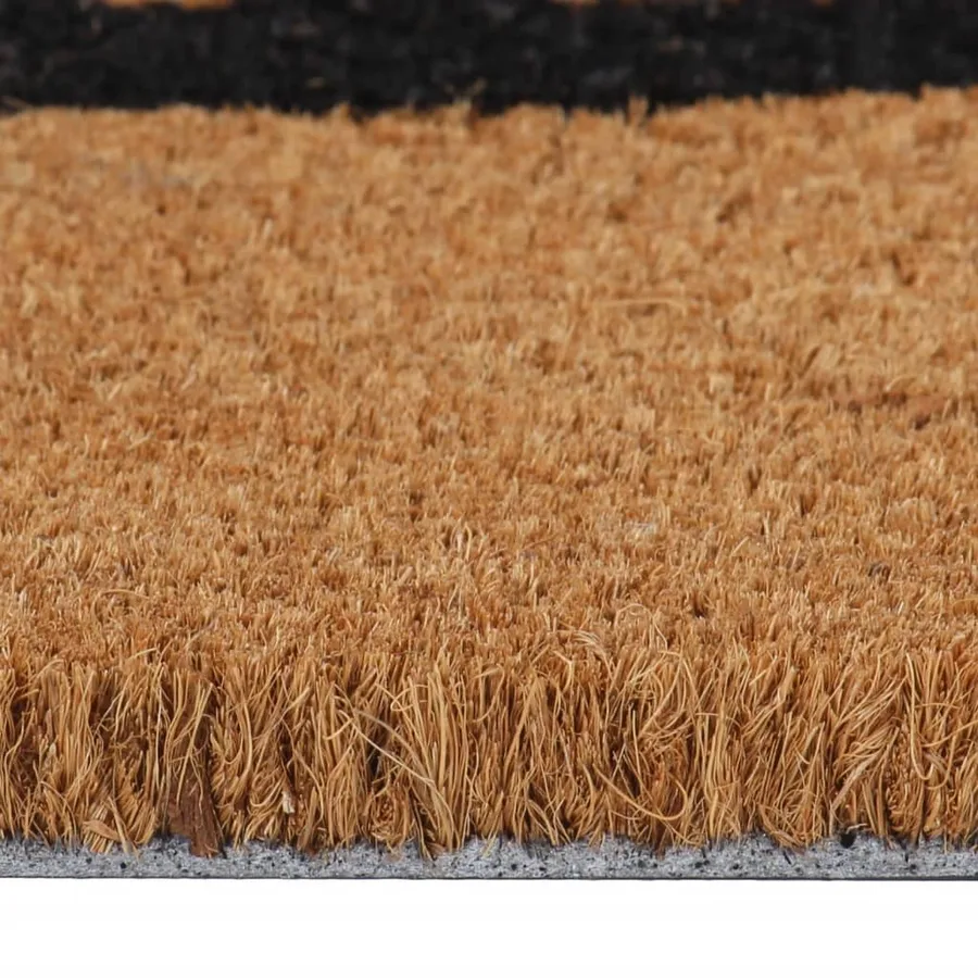 Tapis de porte naturel 40x60 cm fibre de coco touffeté - 4