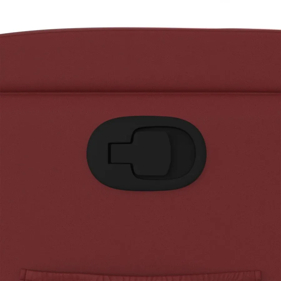 Fauteuil inclinable Rouge bordeaux Similicuir - 9