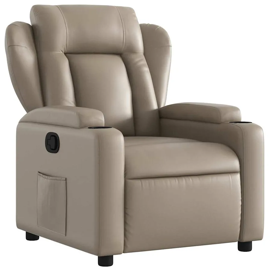 Fauteuil inclinable Cappuccino Similicuir - 2