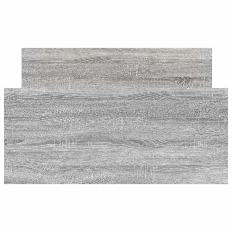 Cadre de lit sans matelas sonoma gris 100x200 cm - 6