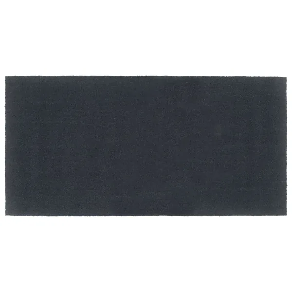 Tapis de porte gris foncé 100x200 cm fibre de coco touffeté