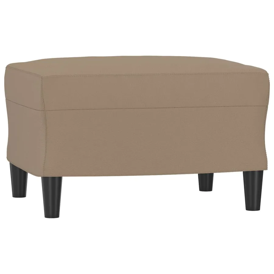 Ensemble de canapés 3 pcs avec coussins Cappuccino Similicuir - 5