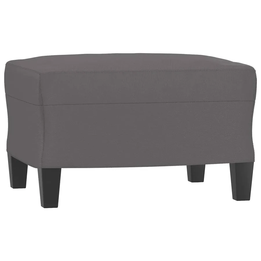 Ensemble de canapés 3 pcs avec coussins Gris Similicuir - 5