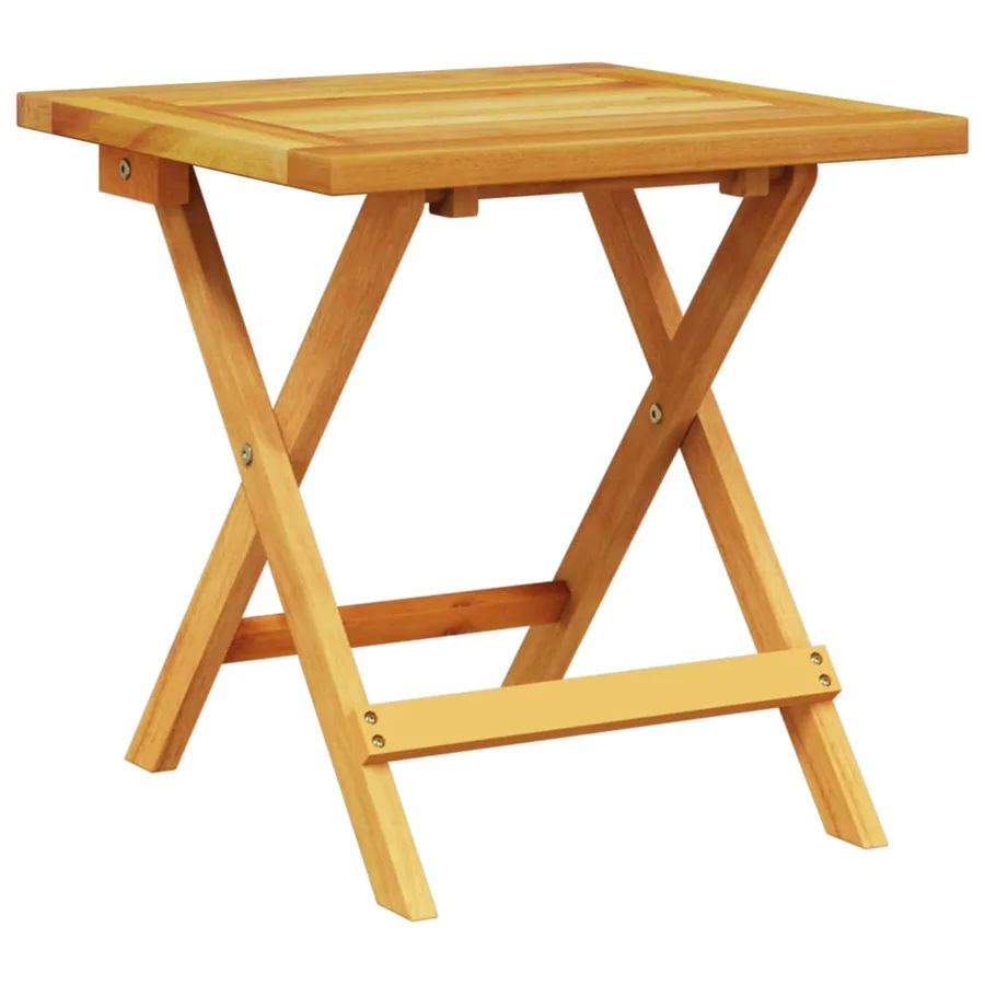 Chaise longue avec coussin et table bois d'acacia massif - 6