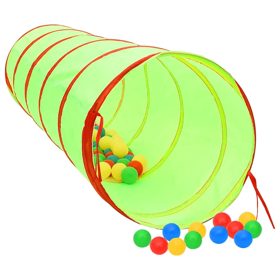 Tunnel de jeu pour enfants Vert 175 cm Polyester - 4