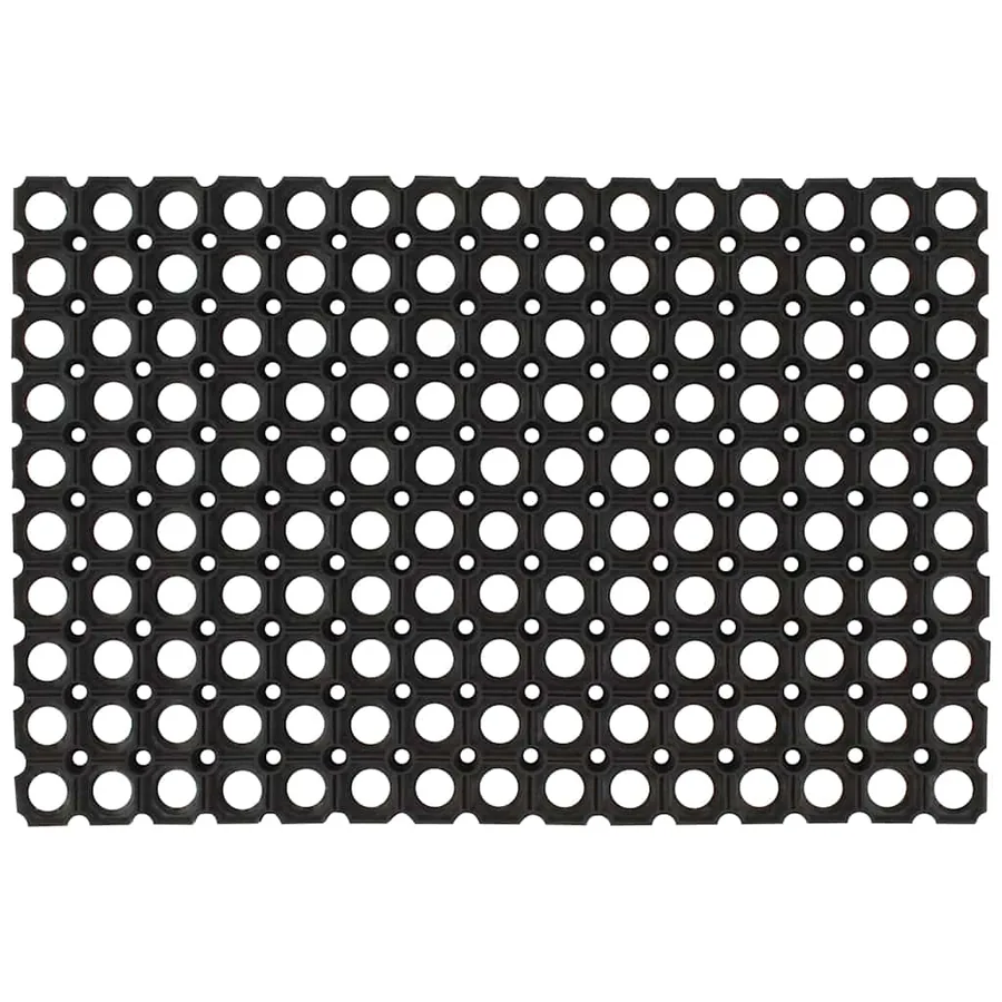 Paillasson rectangulaire 60x80 cm caoutchouc