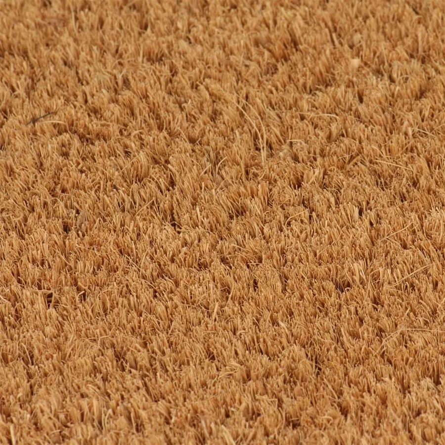 Tapis de porte naturel 100x200 cm fibre de coco touffeté - 3
