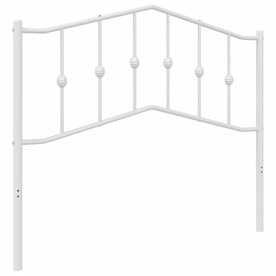 Tête de lit de remplacement métal blanc 100 cm - 2