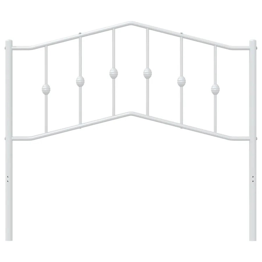 Tête de lit de remplacement métal blanc 100 cm - 3