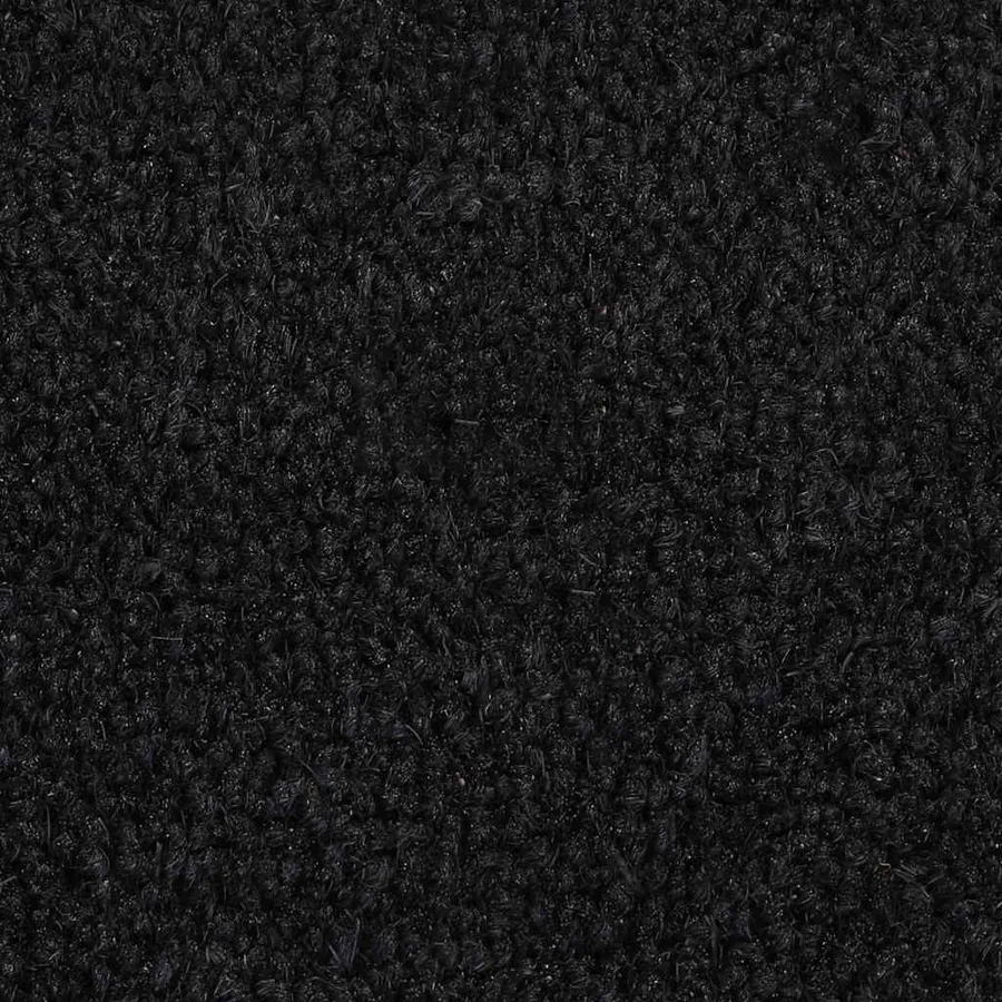 Tapis de porte noir demi-rond 60x90 cm fibre de coco touffeté - 5