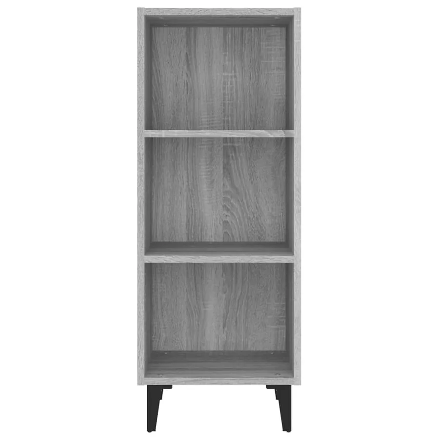 Buffet sonoma gris 34,5x32,5x90 cm bois d'ingénierie - 5