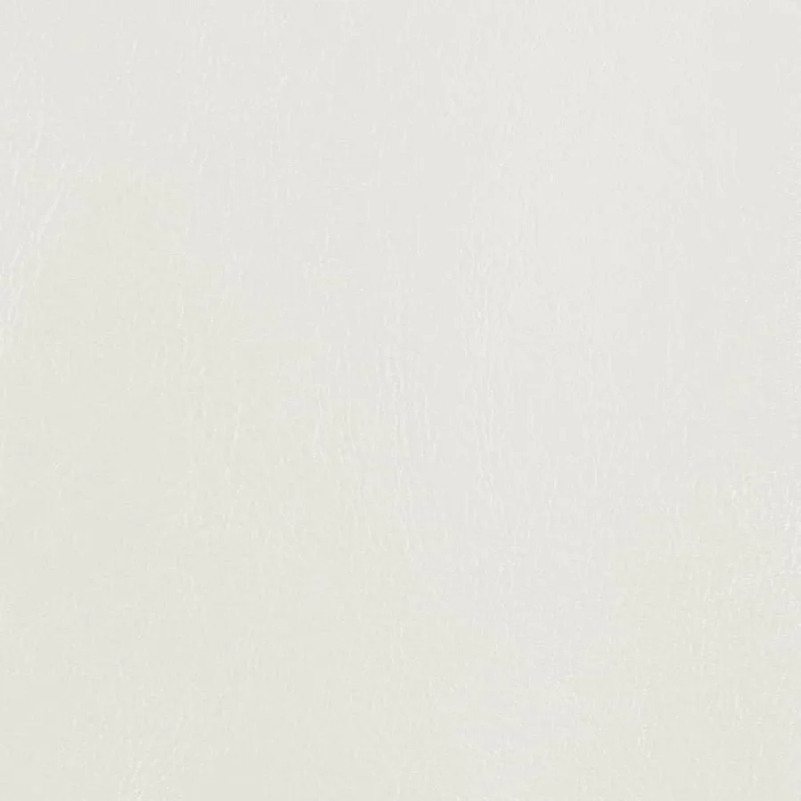 Fauteuil blanc similicuir - 7