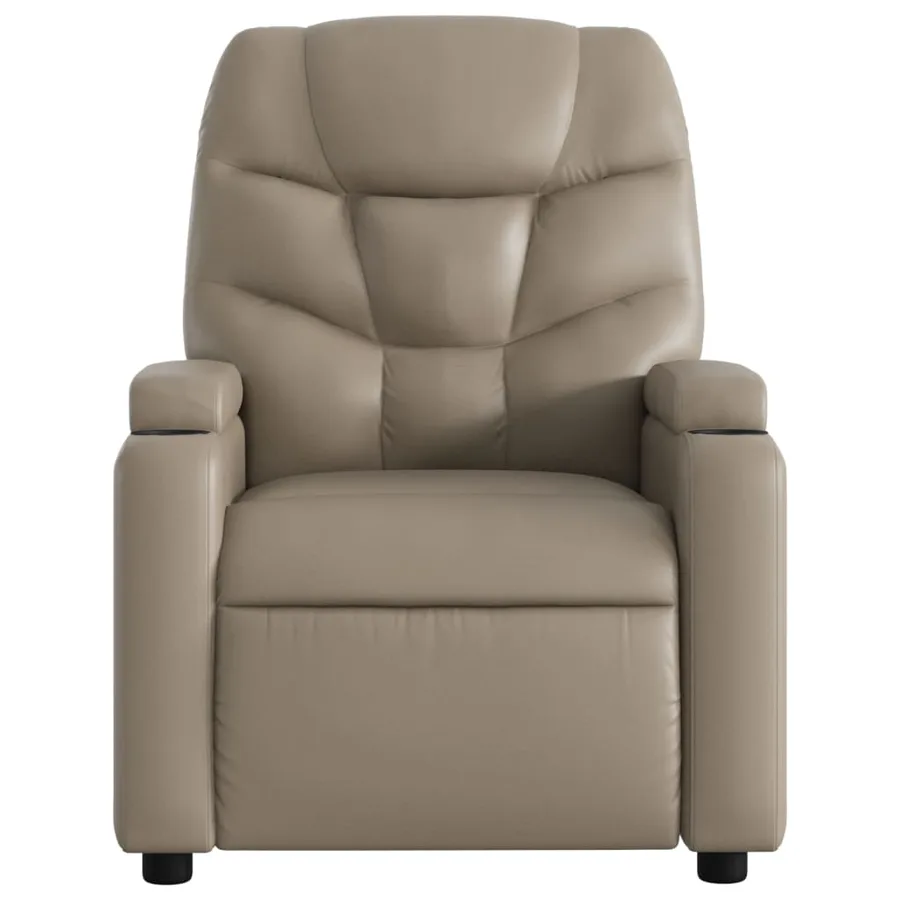 Fauteuil de massage inclinable Cappuccino Similicuir - 4