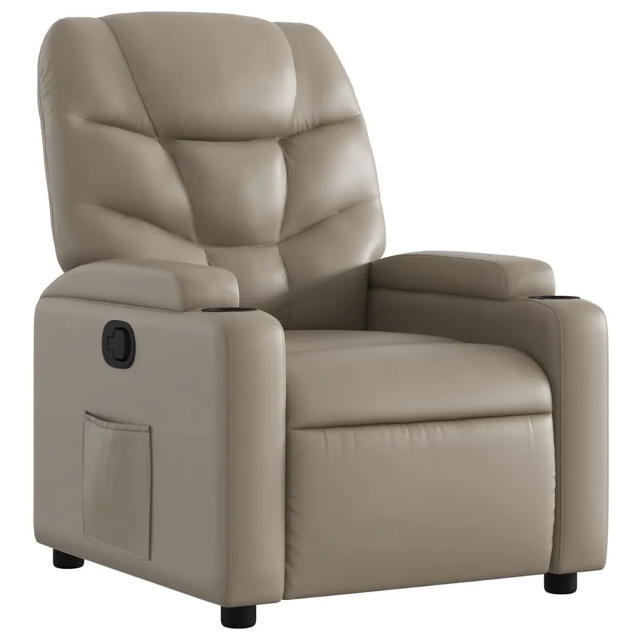 Fauteuil inclinable Cappuccino Similicuir - 2