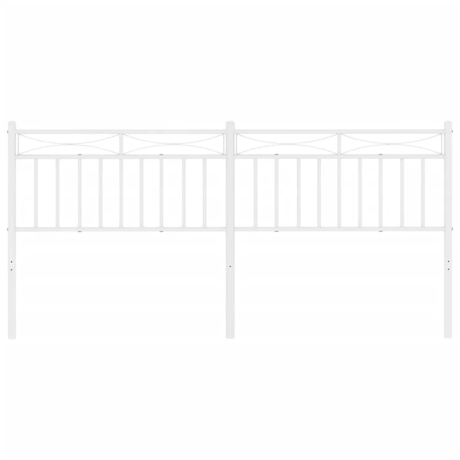 Tête de lit de remplacement métal blanc 200 cm - 3