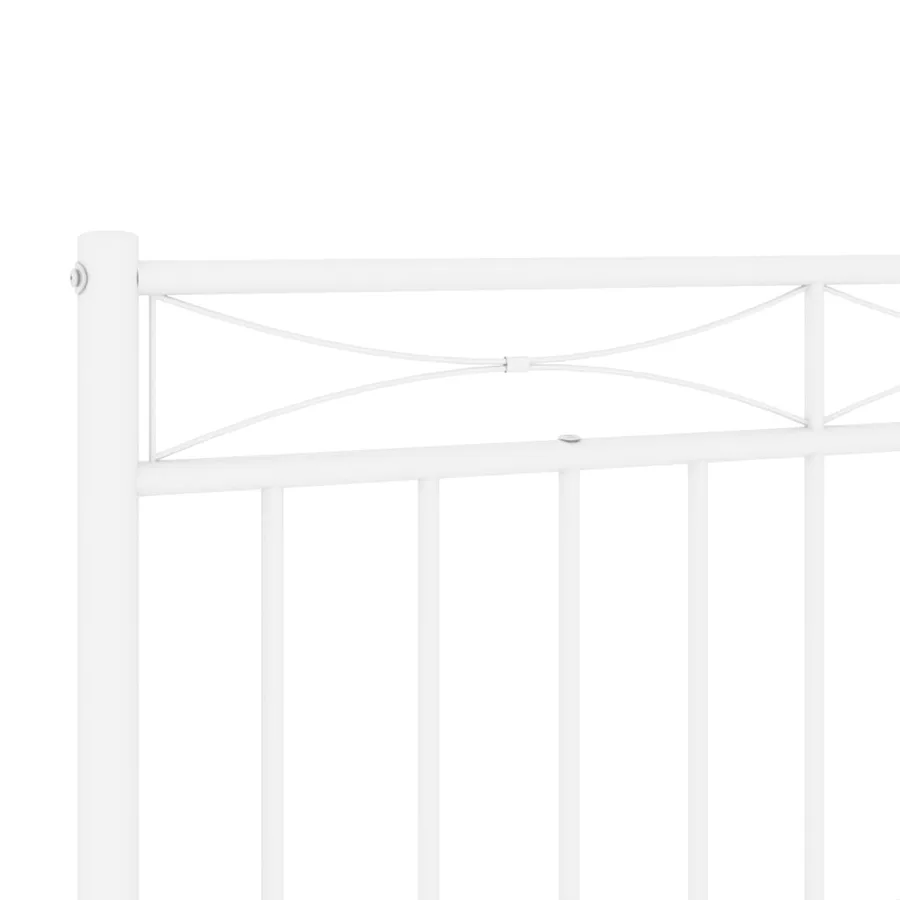 Tête de lit de remplacement métal blanc 200 cm - 5