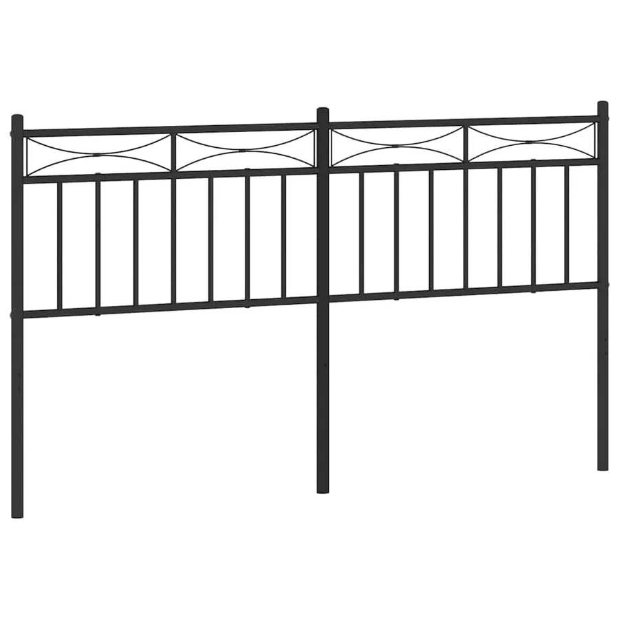 Tête de lit de remplacement métal noir 150 cm - 2