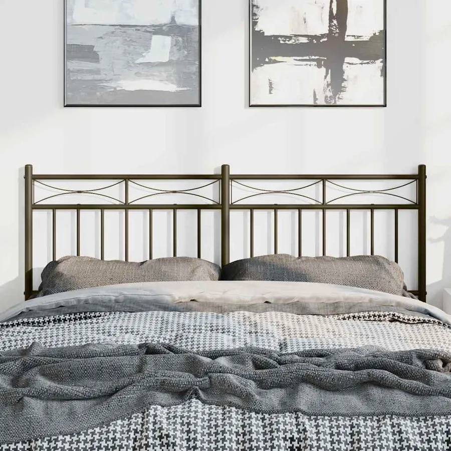 Tête de lit de remplacement métal noir 150 cm - 3