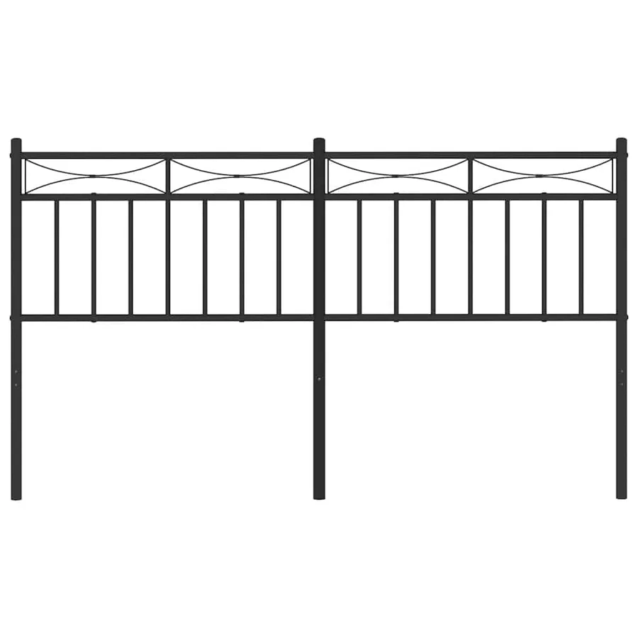 Tête de lit de remplacement métal noir 150 cm - 4