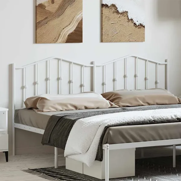 Tête de lit de remplacement métal blanc 193 cm