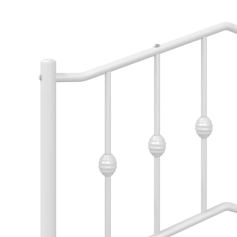 Tête de lit de remplacement métal blanc 193 cm - 6