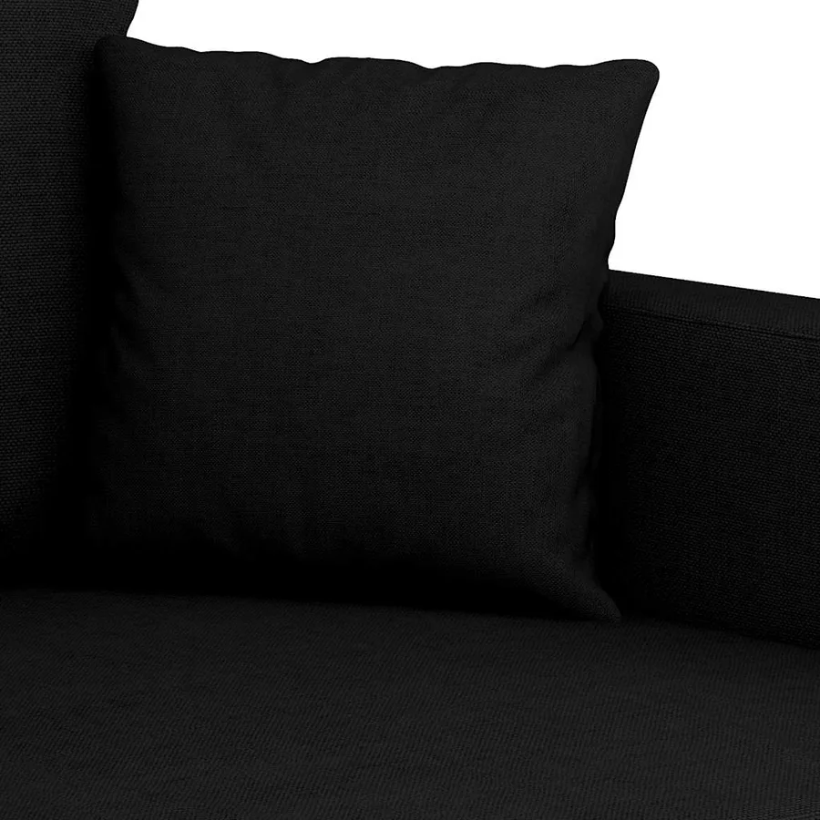 Fauteuil Noir 60 cm Tissu - 7