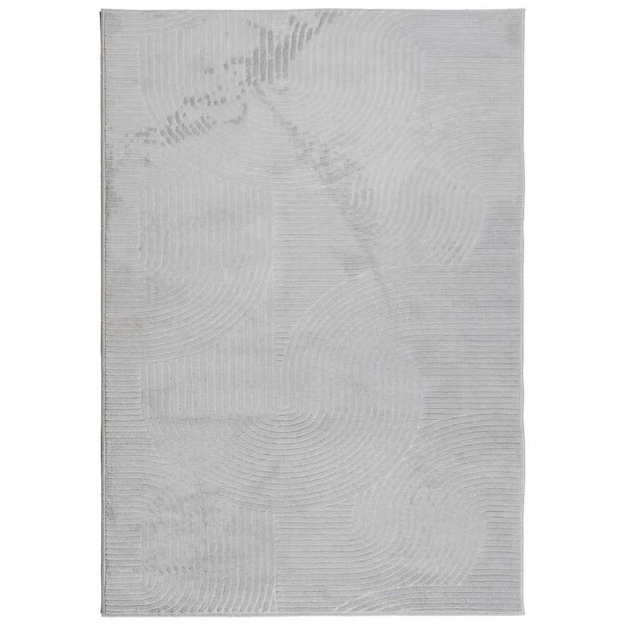 Tapis IZA poils courts style scandinave gris 160x230 cm - 2