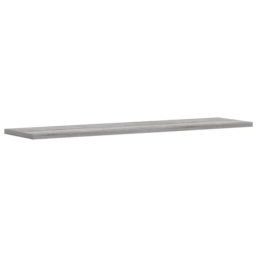 Étagères murales 4 pcs sonoma gris 80x20x1,5 cm bois ingénierie - 3