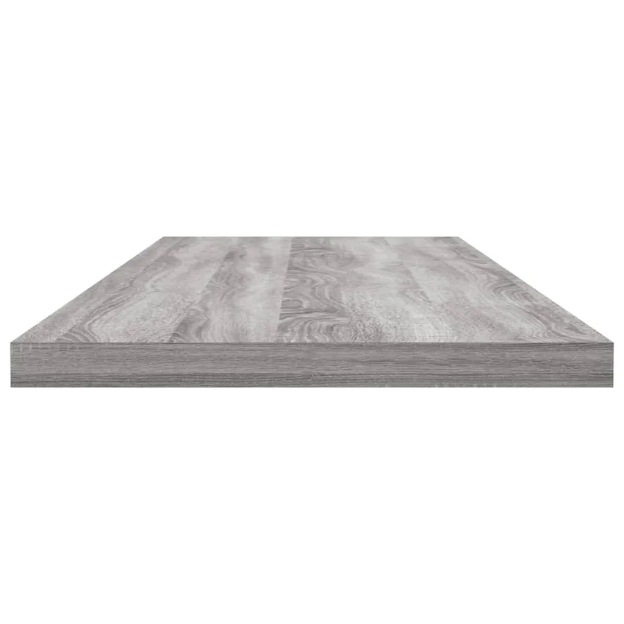 Étagères murales 4 pcs sonoma gris 80x20x1,5 cm bois ingénierie - 4