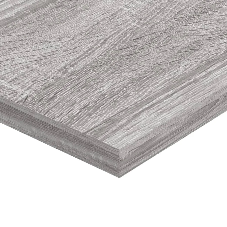 Étagères murales 4 pcs sonoma gris 80x20x1,5 cm bois ingénierie - 6