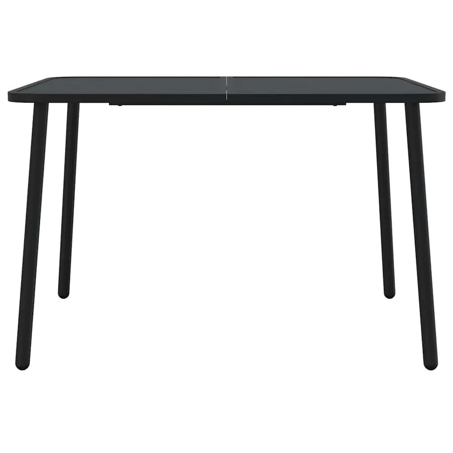 Ensemble à manger de jardin 5 pcs anthracite acier - 8